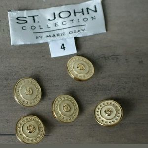 St John Collection replacement buttons Cream